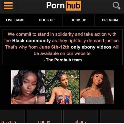 ebony pormhub